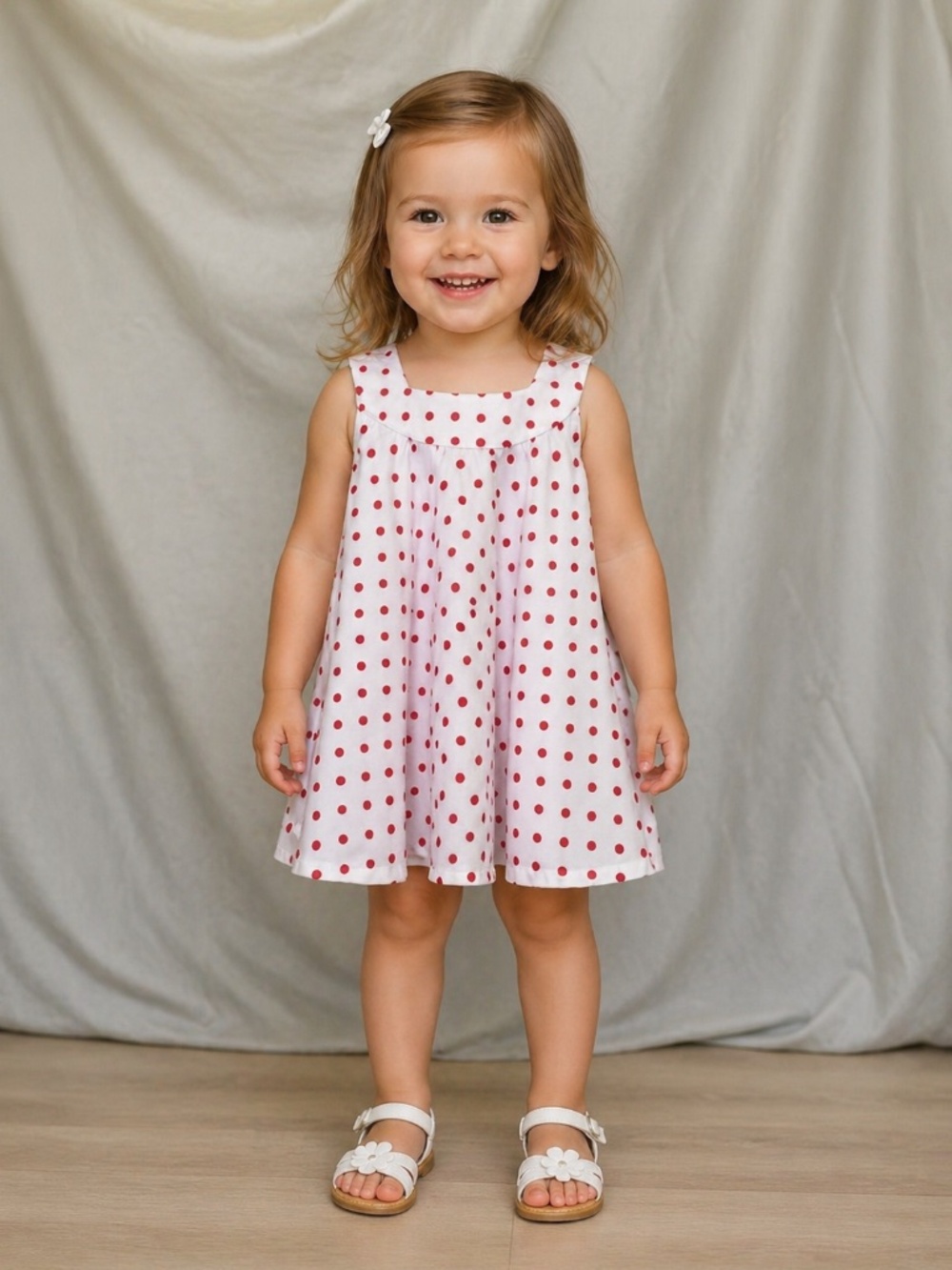 Polka Dot Dress & Bloomers Size 3T